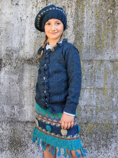 maglione di lana per bambina