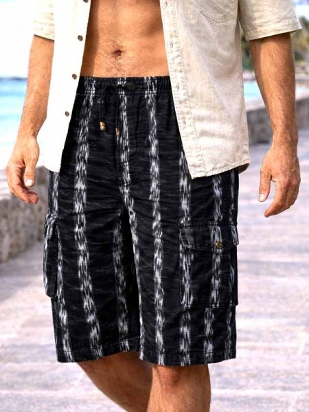 Bermuda-cargo-uomo-outfit
