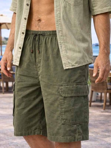 Bermuda-cargo-uomo-e-cotone-Pima