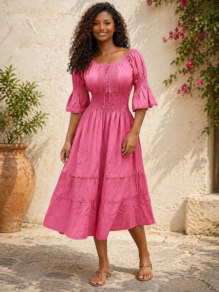 vestito-cotone-naturale-estivo-donna-rosa