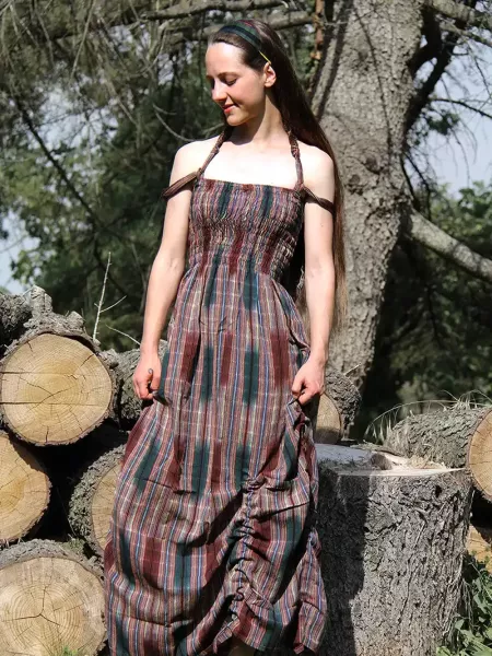 Damen-Boho-Kleider-und-Muster