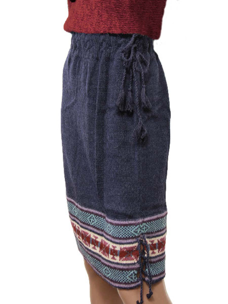 Outfit-invernale-gonna-midi-Blu