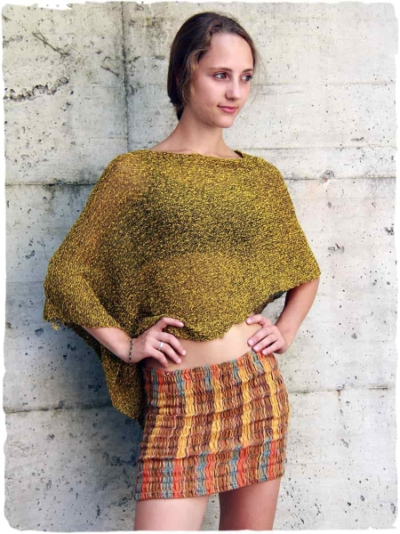 poncho-cotone-giallo-tekila