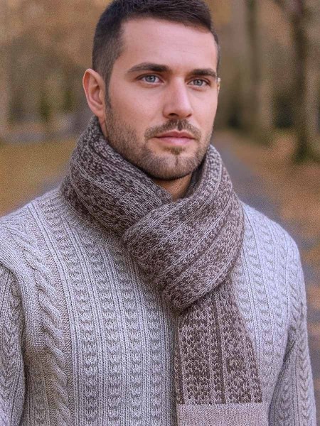 Sciarpe uomo eleganti stile etnico