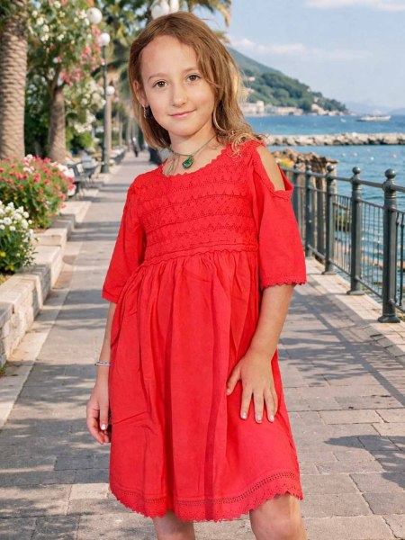 Vestiti-cotone-bambina-estate-con-pizzi