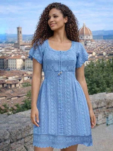 Vestito-leggero-estivo-corto-di-cotone-Pima