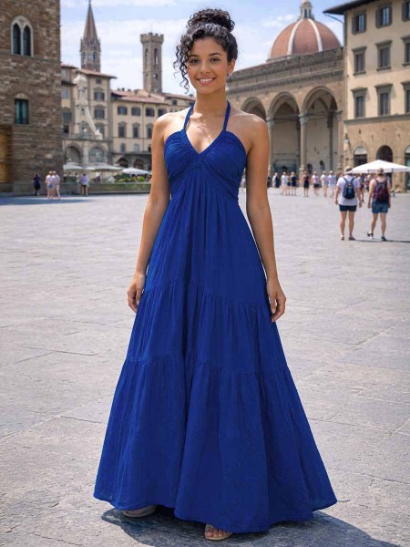 Vestito-lungo-estivo-elegante-di-cotone-naturale