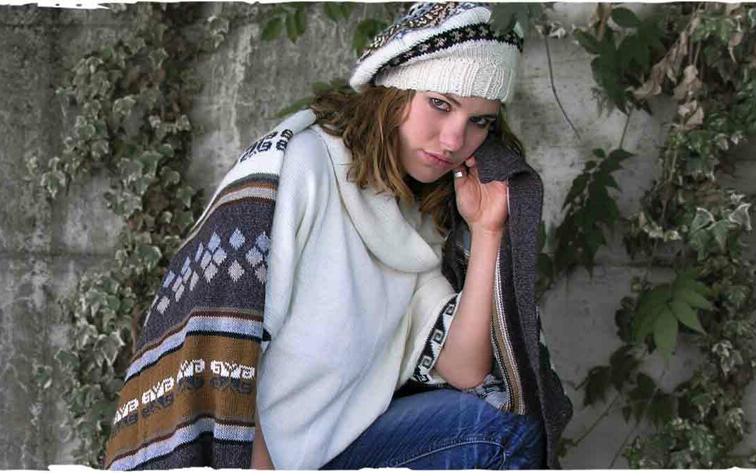 maglione lungo di lana