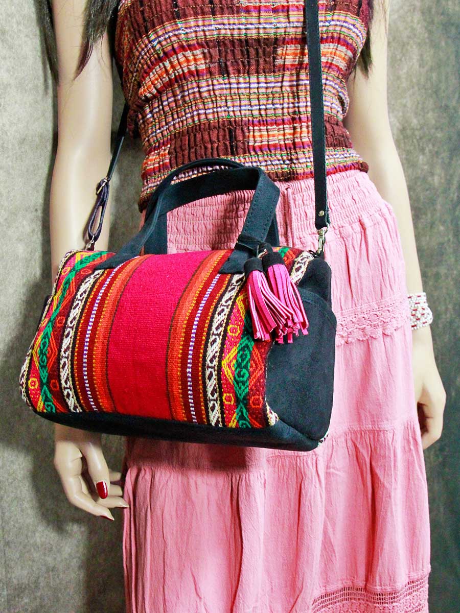 borse donna tessuto etnico vintage