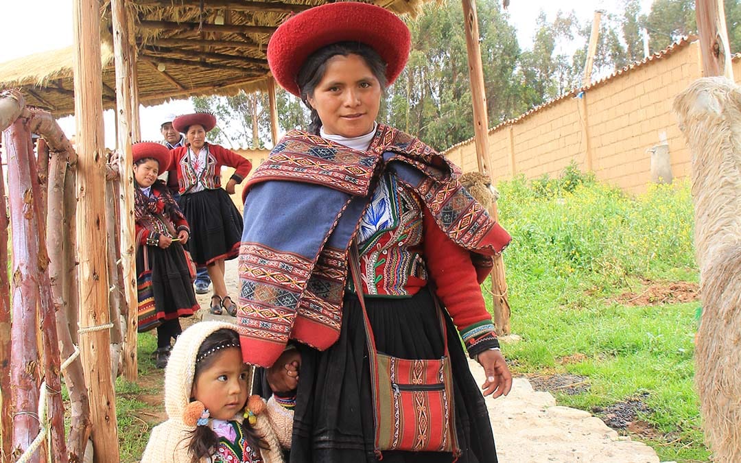 Tessuti etnici per scaldarsi