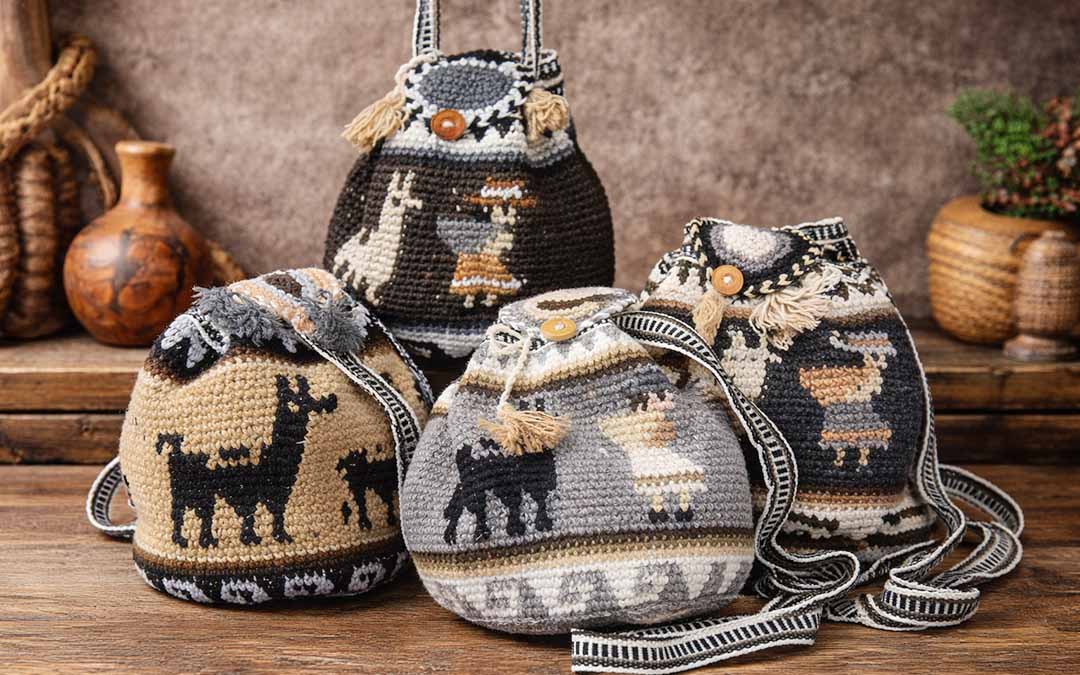 Borse colorate all’uncinetto