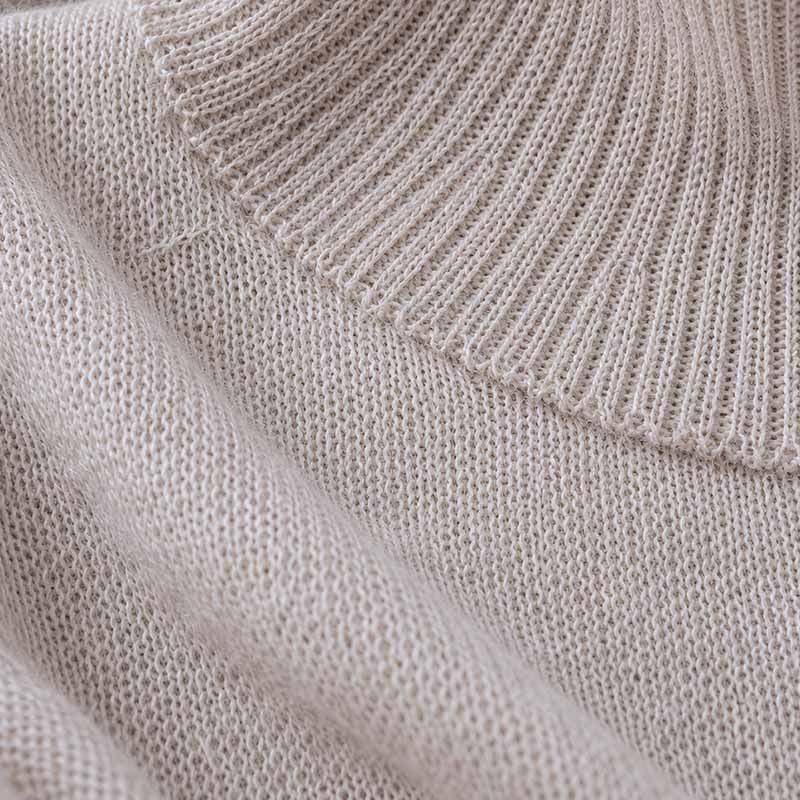 Maglione in baby alpaca con filato 2/16 Maglione in baby alpaca con filato fine spessore 2/16