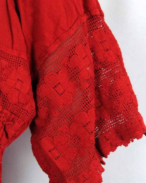 Pizzo artigianale cotone Pima