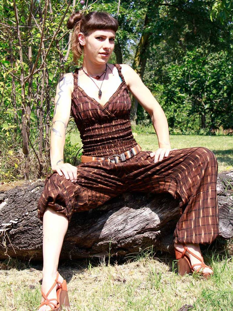 Salopette In Denim Per Ragazze - Taglie 7-13 Anni, 100% Cotone, Azzurro Chiaro - Foto 6