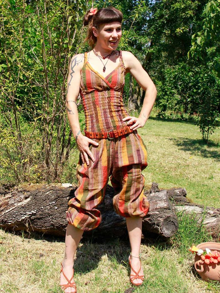 Salopette Etnica Jenny - Tute Etniche - Tute Intere Etniche - La Mamita - Foto 7