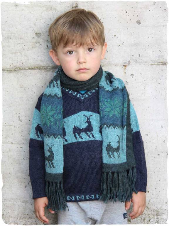 Sciarpa alpaca bambini Raffaello