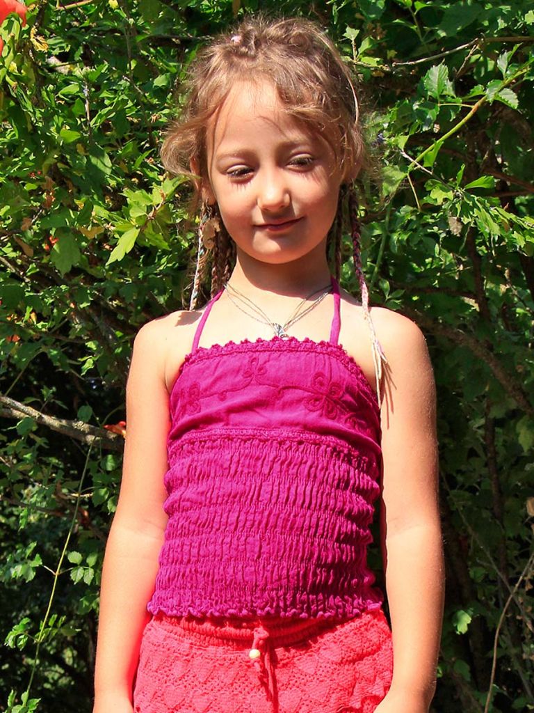 Set Abiti Bambina 3 Pezzi - Top Manica Corta, Gonna Bretelle, Cappello - Estate, Compleanno, Festa - Foto 9