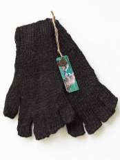 gants alpaga noir michela