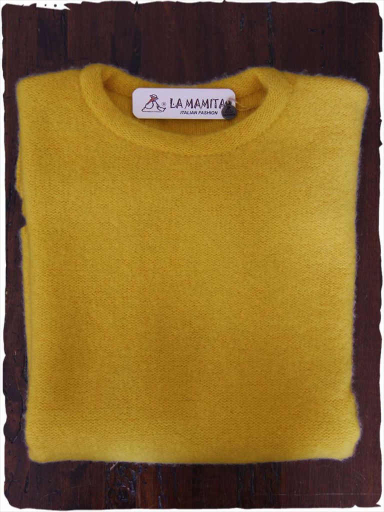 maglione in cashmere joy giallo