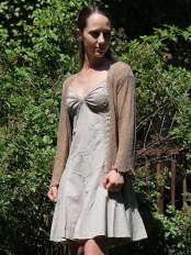 robe epaule dnude femme orchidea