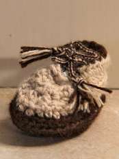 Ai Ferri Lana Scarpette A Uncinetto Per Neonati Modello All'uncinetto Scarpine Per Neonati Stivali Pantofole - Foto 6