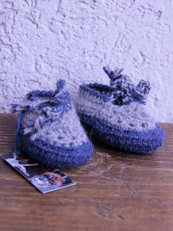 Scarpette alpaca baby per neonato Nuvola