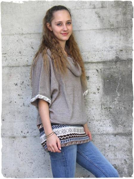 Gilet di lana di alpaca Hippie