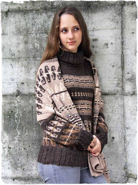 Maglione alpaca a collo alto Yvonne