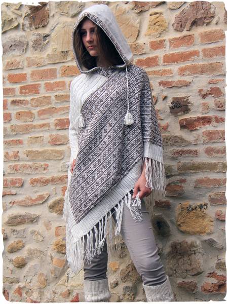 Poncho Rustico con Cappuccio – Gamboa