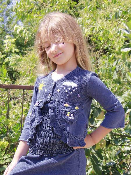 Cardigan cotone bimba Anna