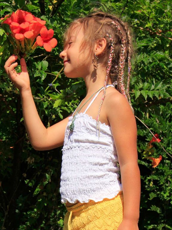 Set Abiti Bambina 3 Pezzi - Top Manica Corta, Gonna Bretelle, Cappello - Estate, Compleanno, Festa