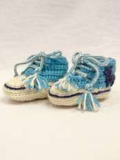 crochet chaussons bb pippo