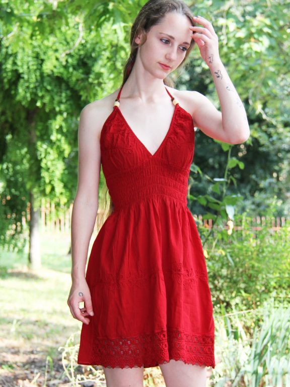 Vestito boho chic Julissa Vestiti boho chic eleganti La Mamita