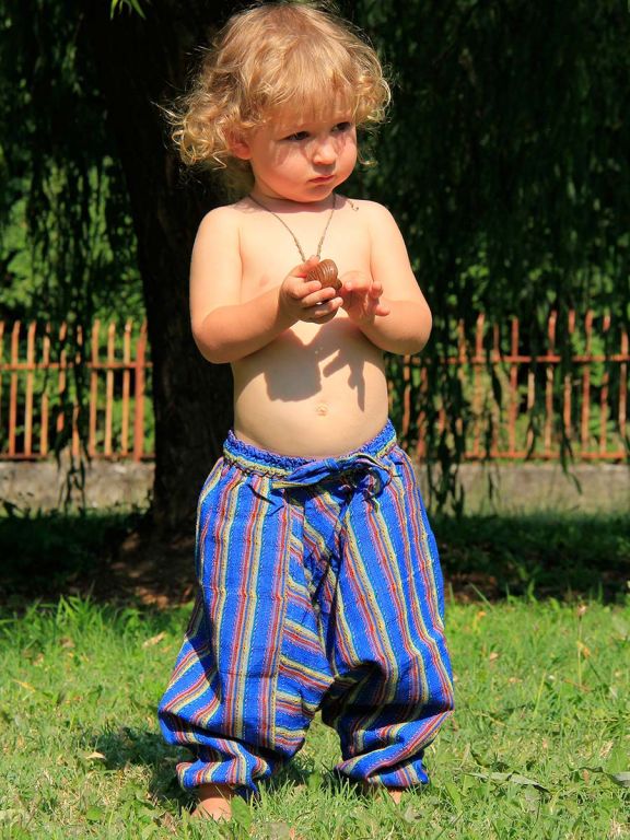 YAOTT Pantaloni Harem Leggeri Per Bambini In Misto Cotone – Larghi E Freschi Per Estate E Sport