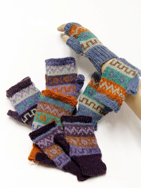 guanti di alpaca per bambini linda junior