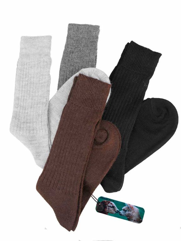Calze alpaca unisex corte - kit da 4 Calze alpaca unisex corte - kit da 4