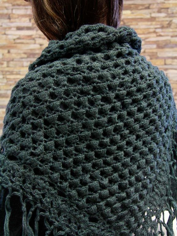 Scialle Donna In Misto Lana – Triangolare Tinta Unita, Morbido E Caldo, Perfetto Per Tutte Le Stagioni