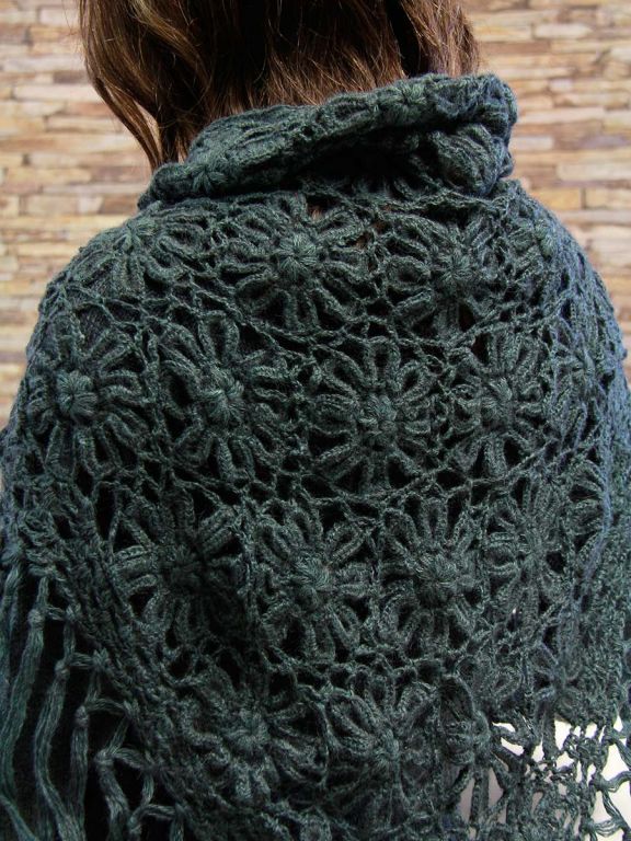 CTM Scialle Pashmina Morbido E Leggero Per Donna | Tinta Unita Marrone Con Frange | Per Matrimoni Ed Eventi Eleganti
