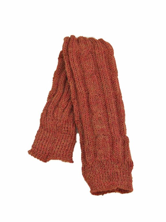 Scaldamuscoli Per Bambini In Cashmere E Lana Merino - Taglia Unica 0-3 Anni, Colore Rosso