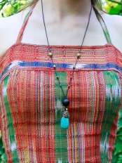 collana con pietra turchese cod.35.