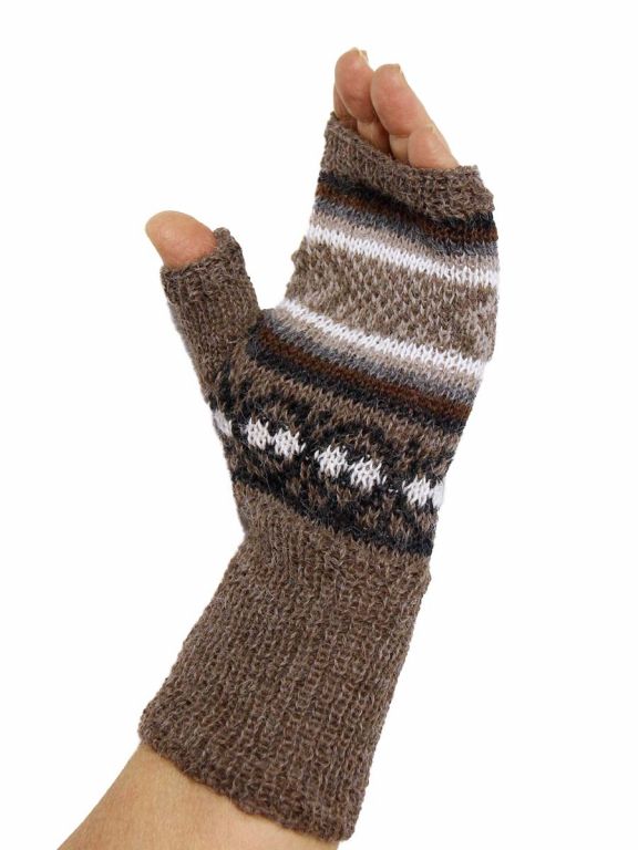 Zocone Guanti Senza Dita Invernali a Maglia Elasticizzati per Uomo e Donna