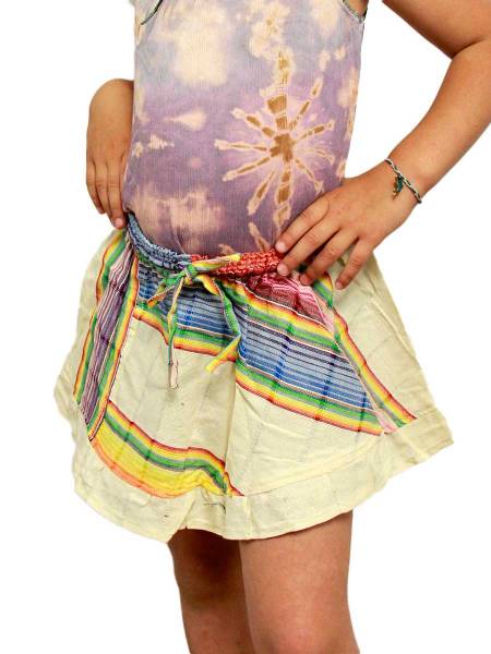 Gonnellina boho Blanca