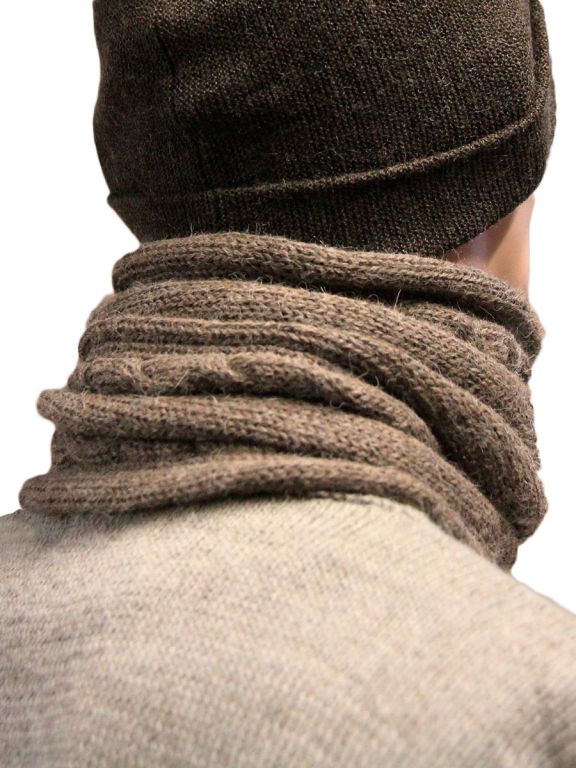 sciarpa ad anello con cappello coordinato - Donna - Abbigliamento