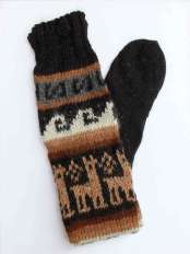 Alpaca socks Nieve black.