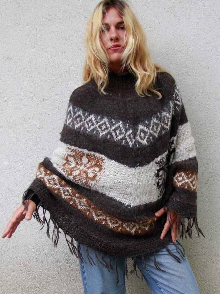 Poncho alpaca Camacho