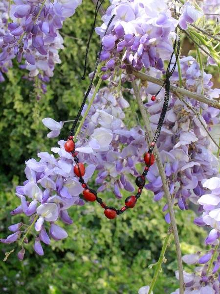 Collana portafortuna Huayruro Kat