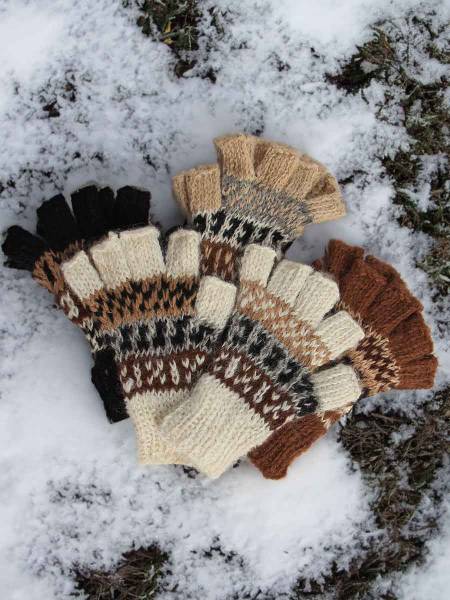 Guanti Mezze Dita Bambini Invernali - Convertibili Con Pattina Per Smartphone - Foto 9