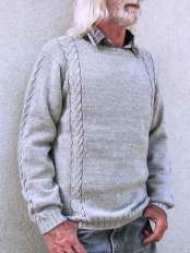 Zopfmuster pulli Bernard.