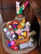 Animals finger puppets.