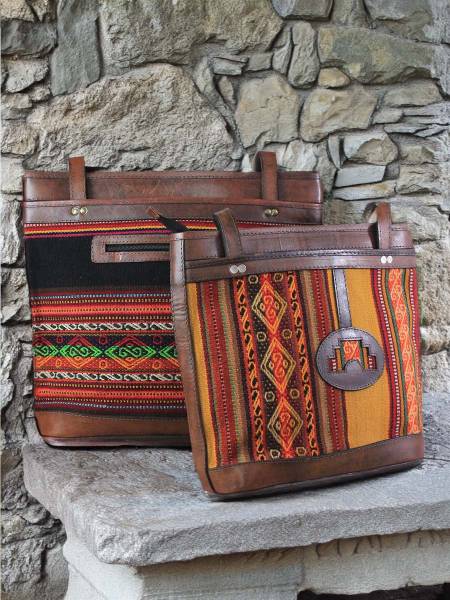 Borse etniche cuoio outlet